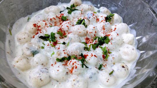 Lemon & Mint Makhana Raita