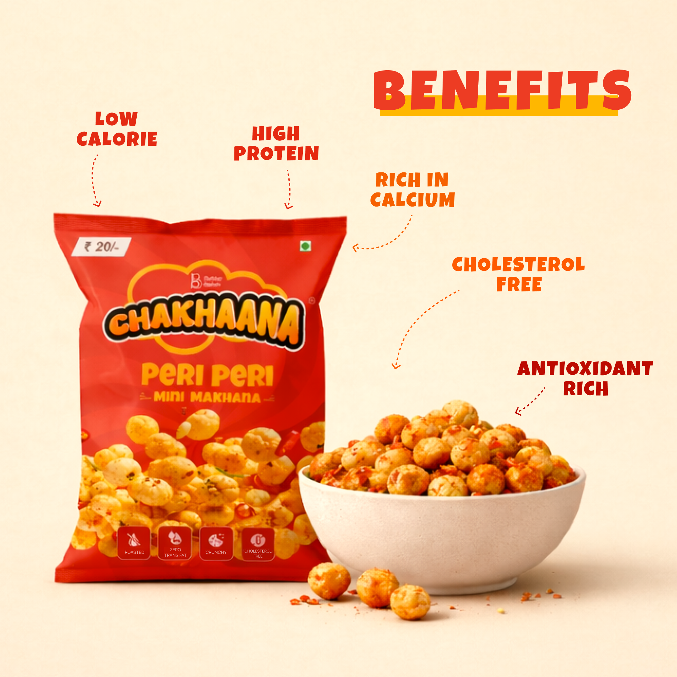 Chakhaana Peri Peri Makhana