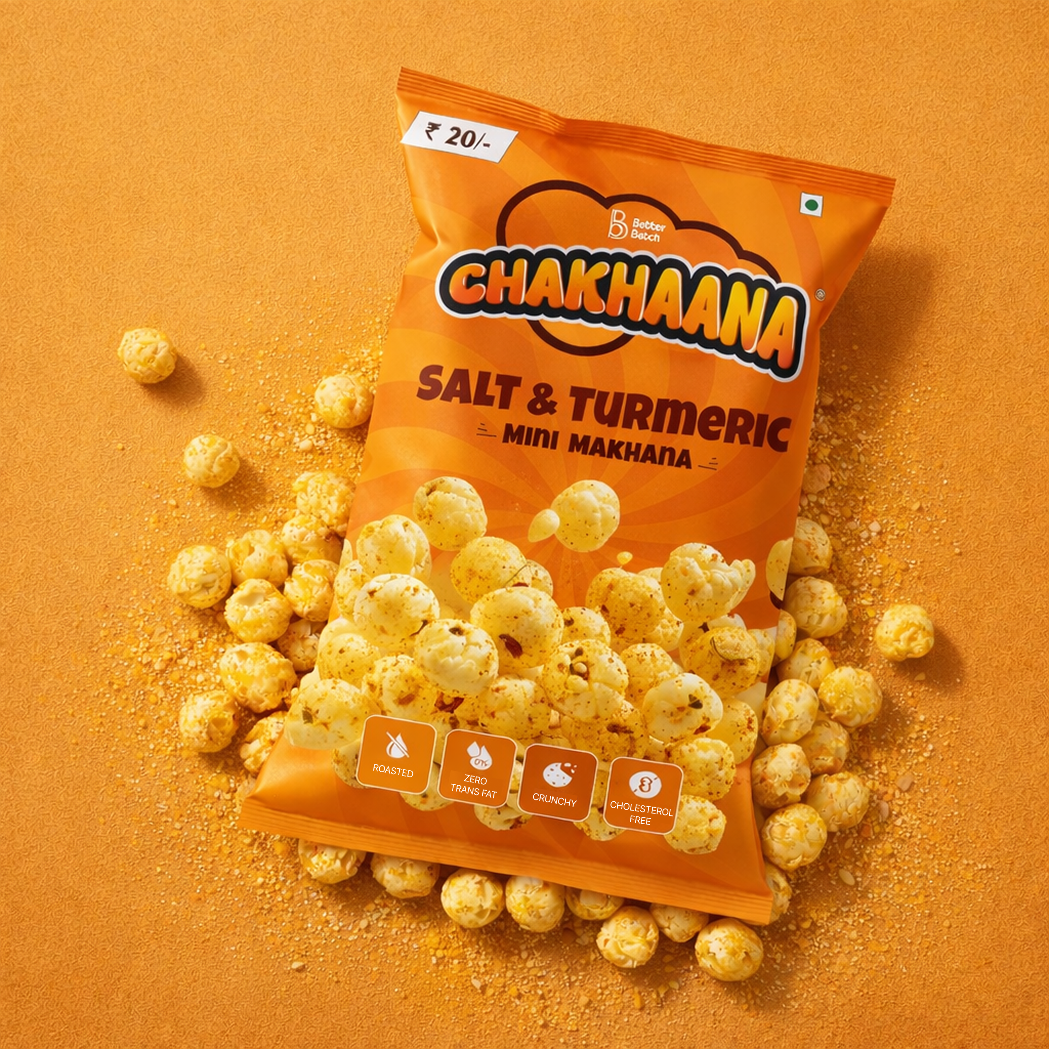 Chakhaana Salt & Turmeric Makhana